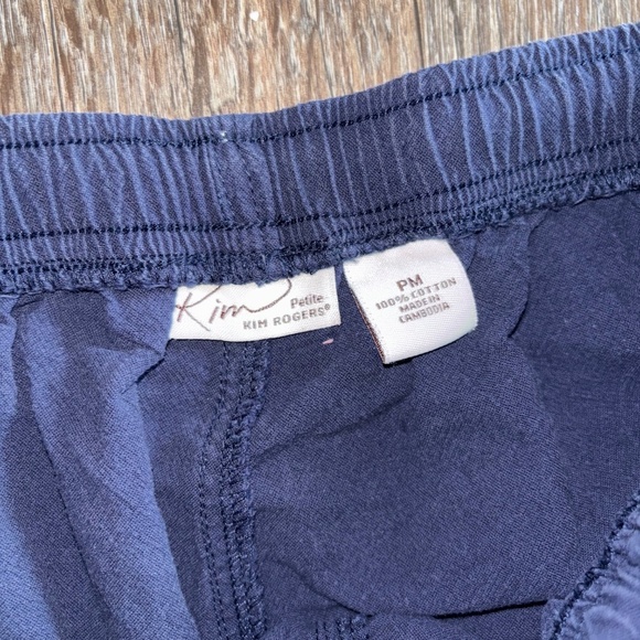 Kim Rogers petite medium navy crop pants - Picture 4 of 6